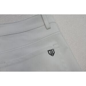 Graham Luxe Golf Pants Wicking Performance Gray Flat Athletic Mens Size 34 x 30